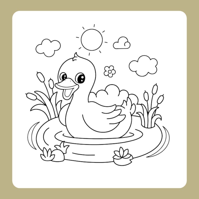 tô màu con vịt (13)