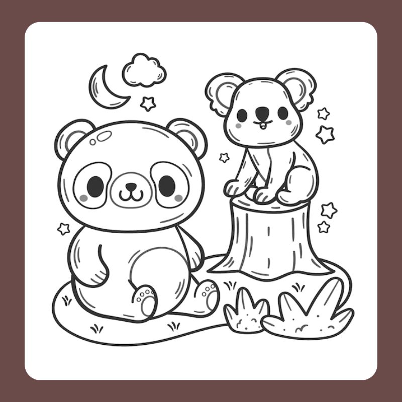 tô màu gấu trúc (19)