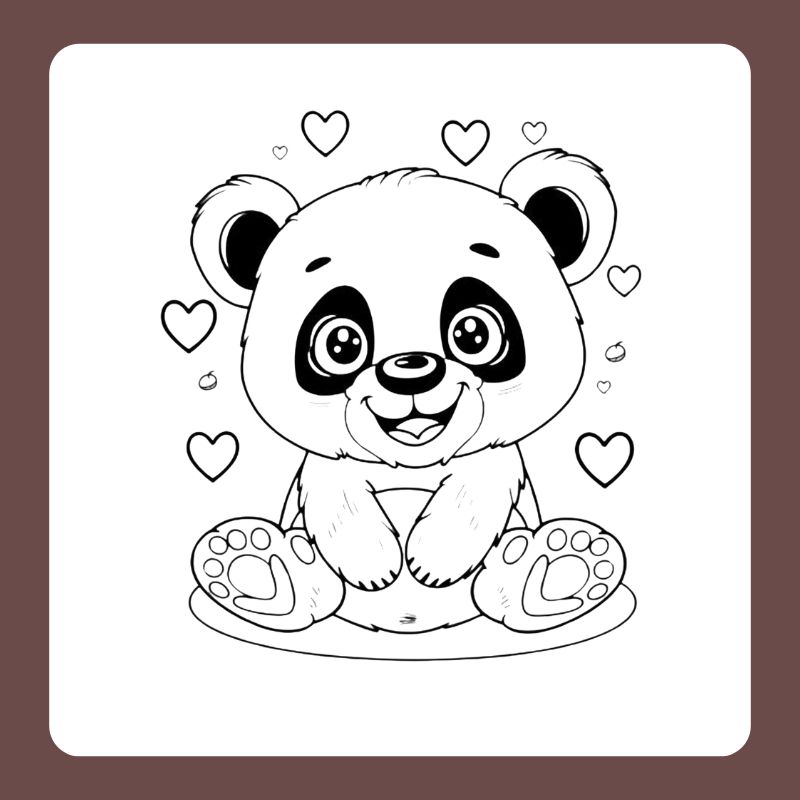 tô màu gấu trúc (6)