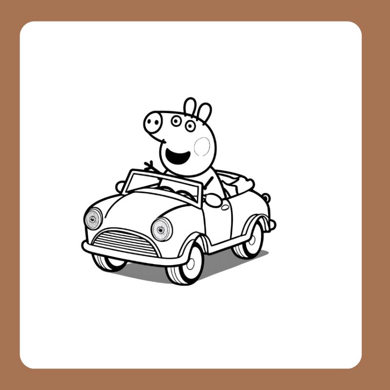 tô màu heo Peppa (1)