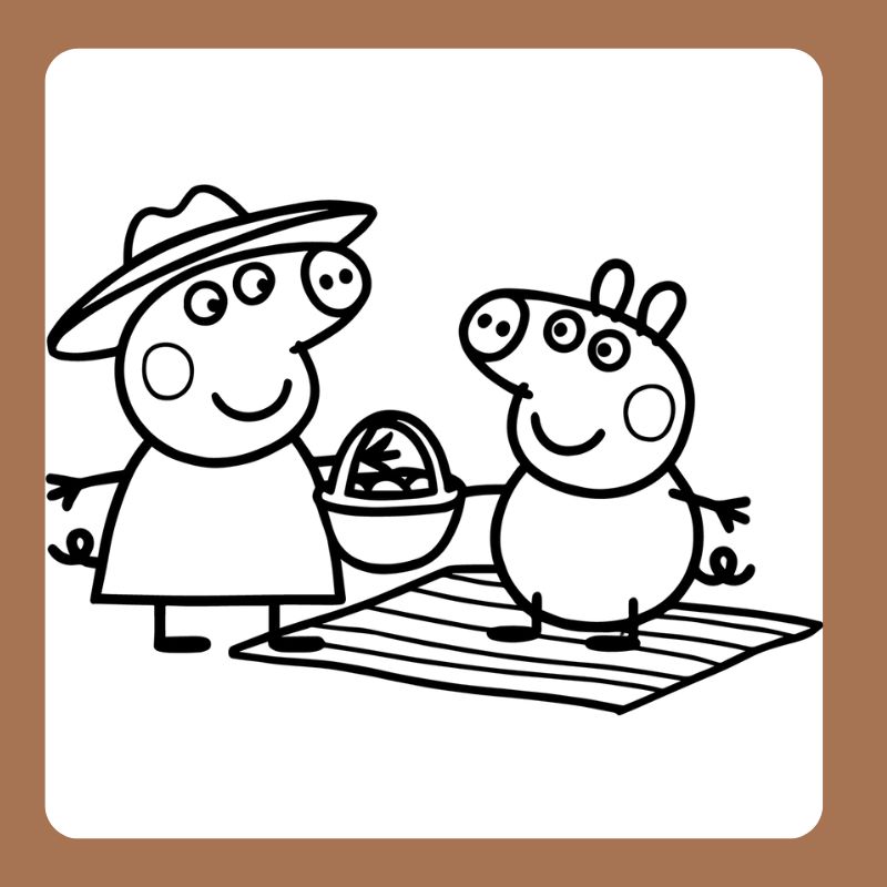 tô màu heo Peppa (3)