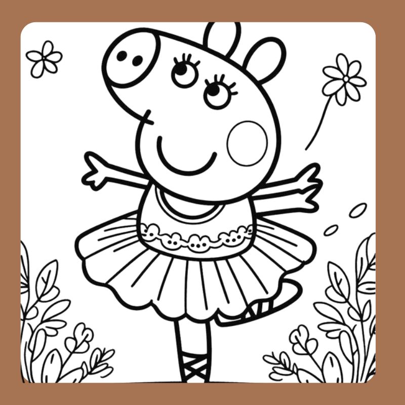 tô màu heo Peppa (6)
