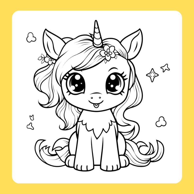 tô màu hình kỳ lân