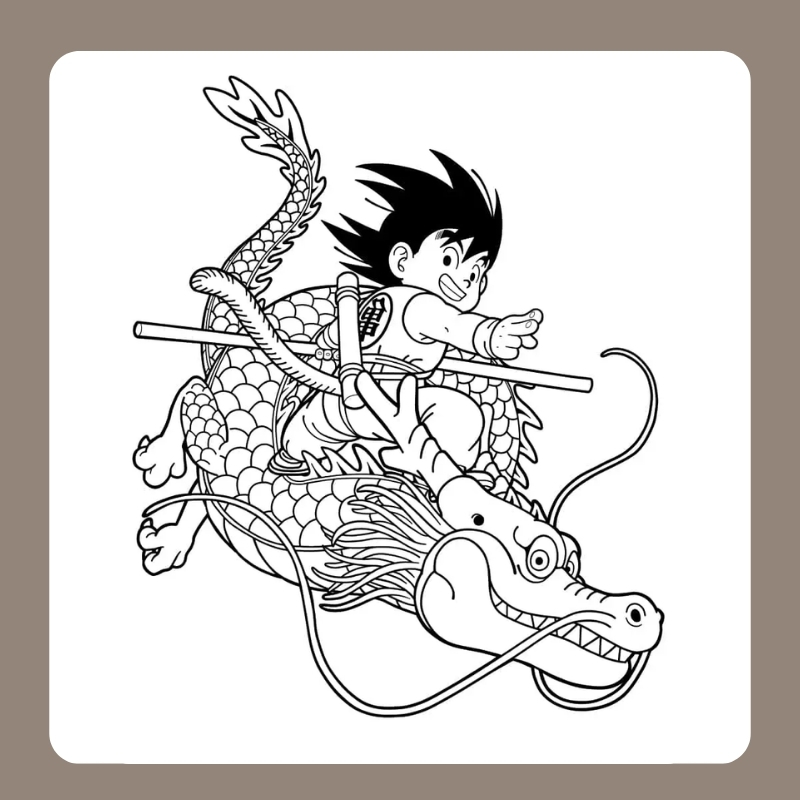 tô màu hình songoku