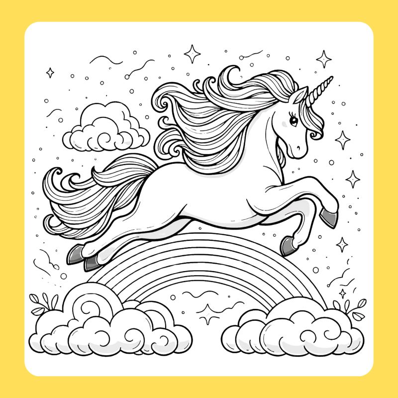 tô màu kỳ lân (2)