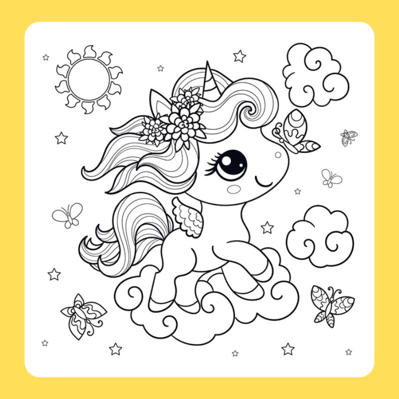 tô màu kỳ lân (20)