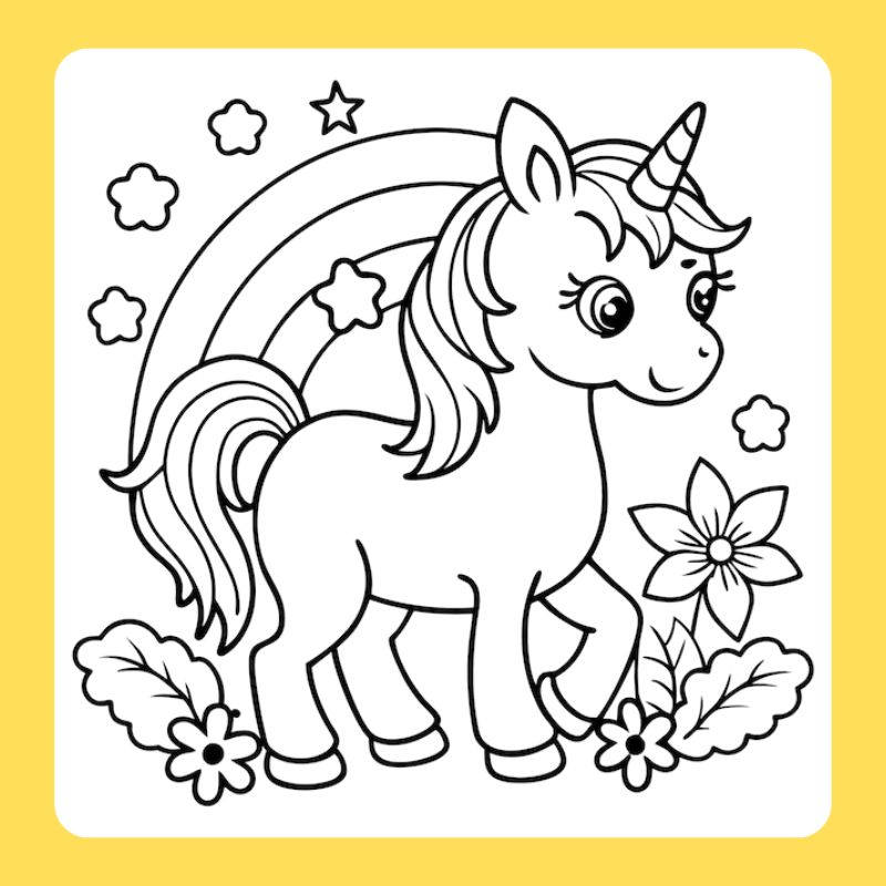 tô màu kỳ lân (25)