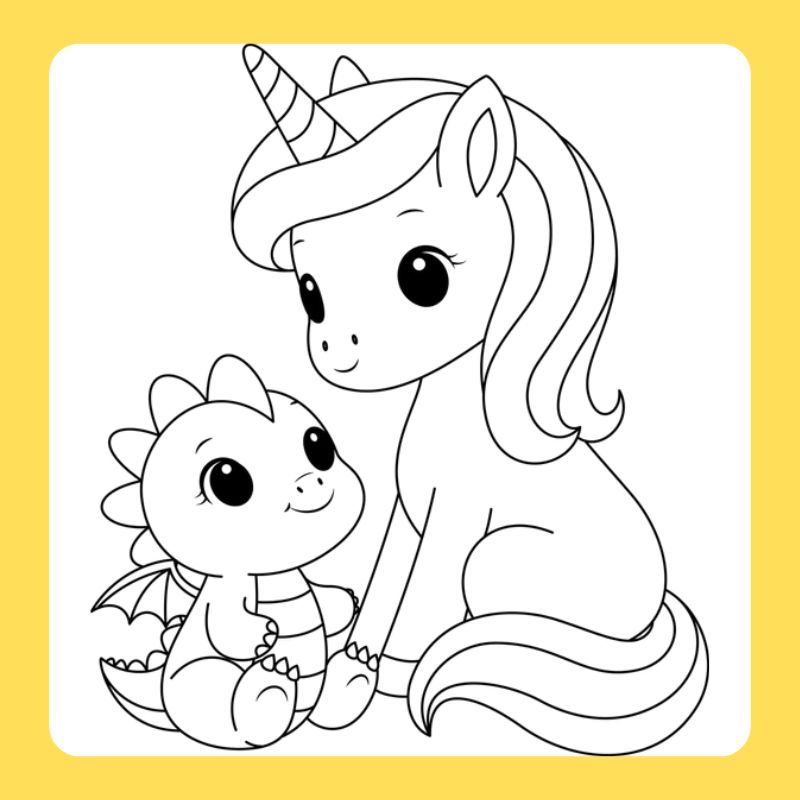 tô màu kỳ lân (8)