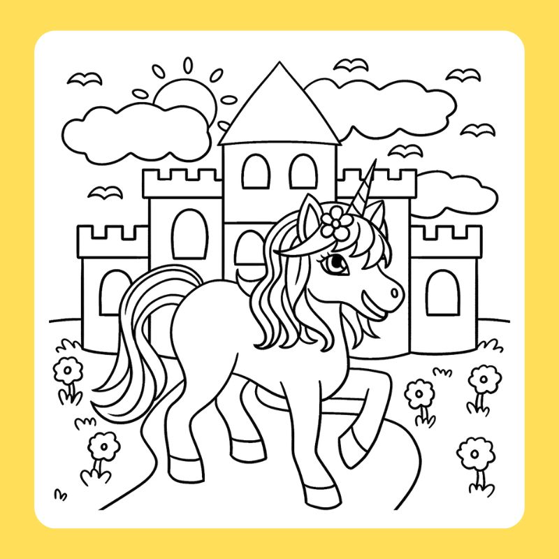 tô màu kỳ lân (9)