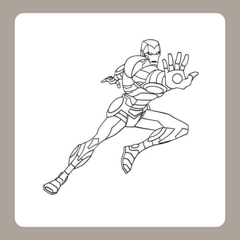 tô màu người sắt 11