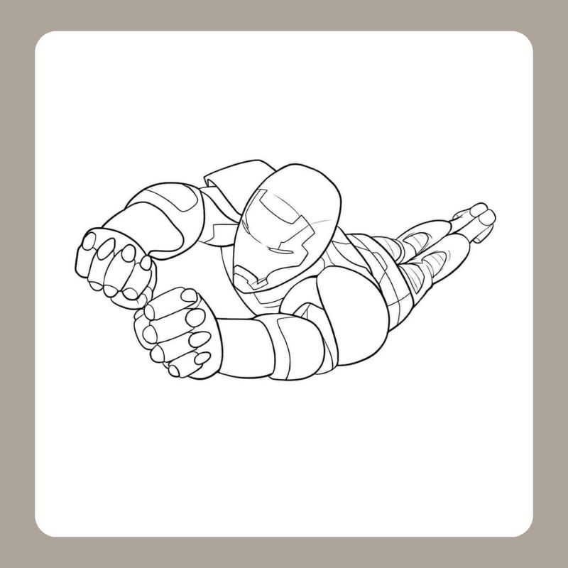 tô màu người sắt 12