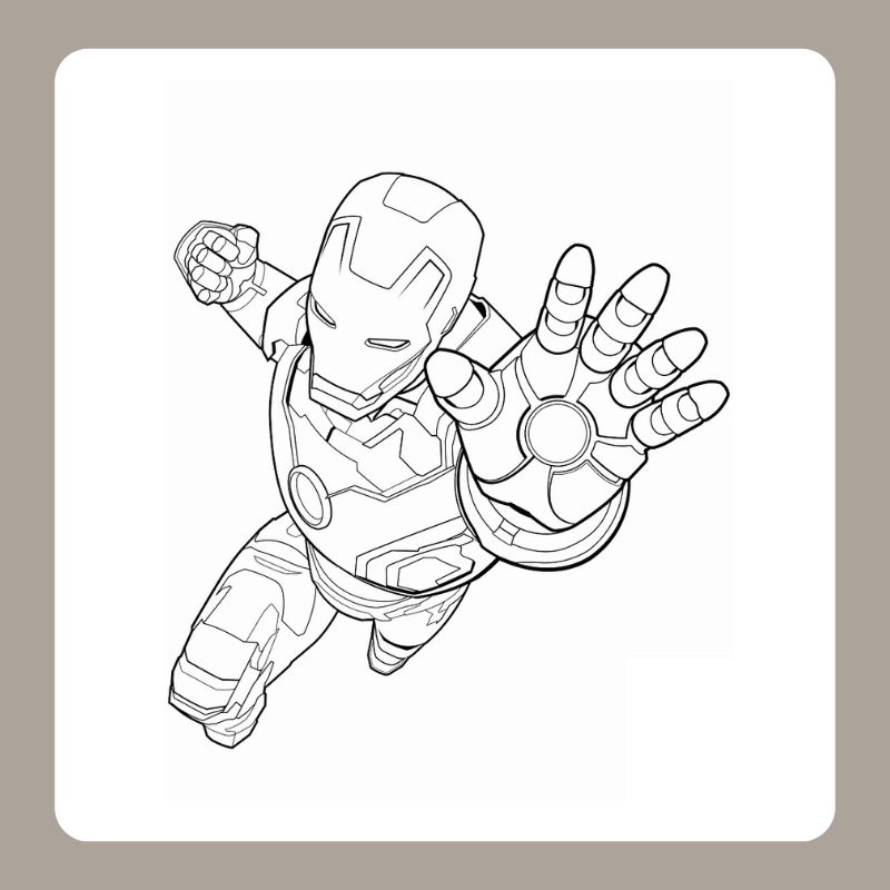 tô màu người sắt 13