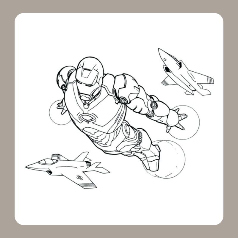 tô màu người sắt 16