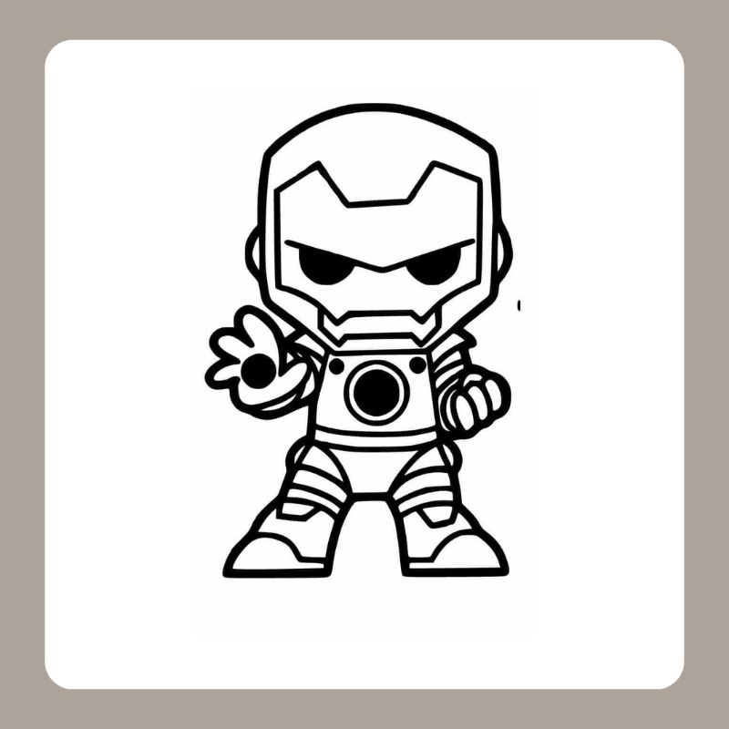 tô màu người sắt 