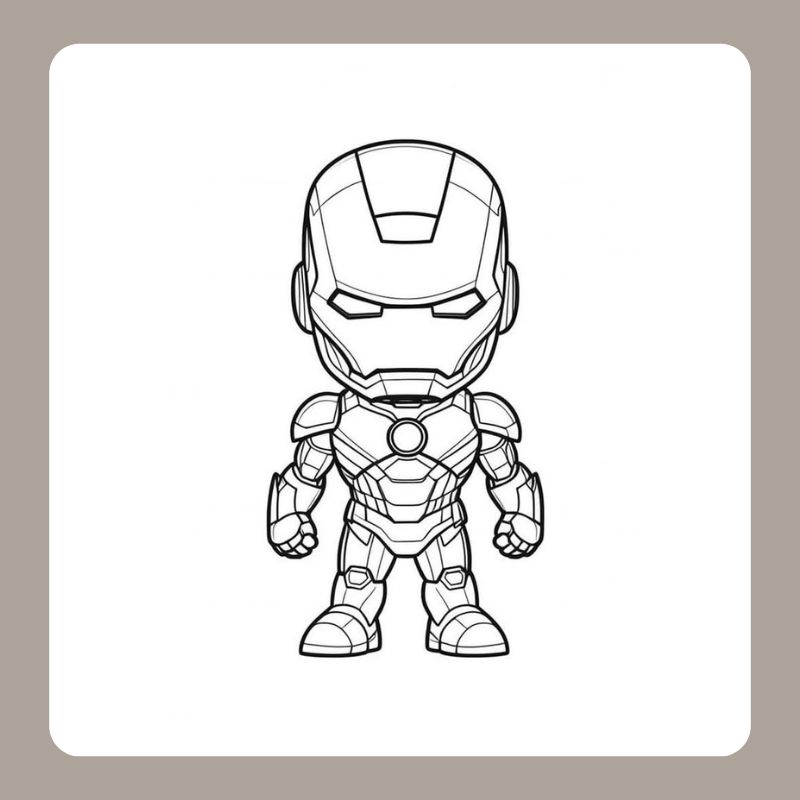 tô màu người sắt 6