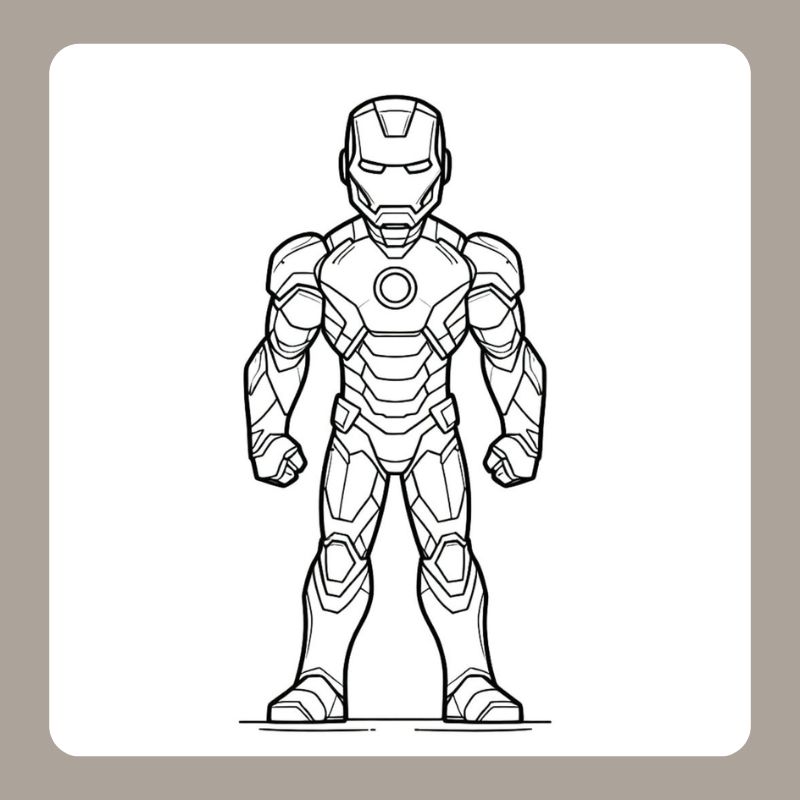 tô màu người sắt 7