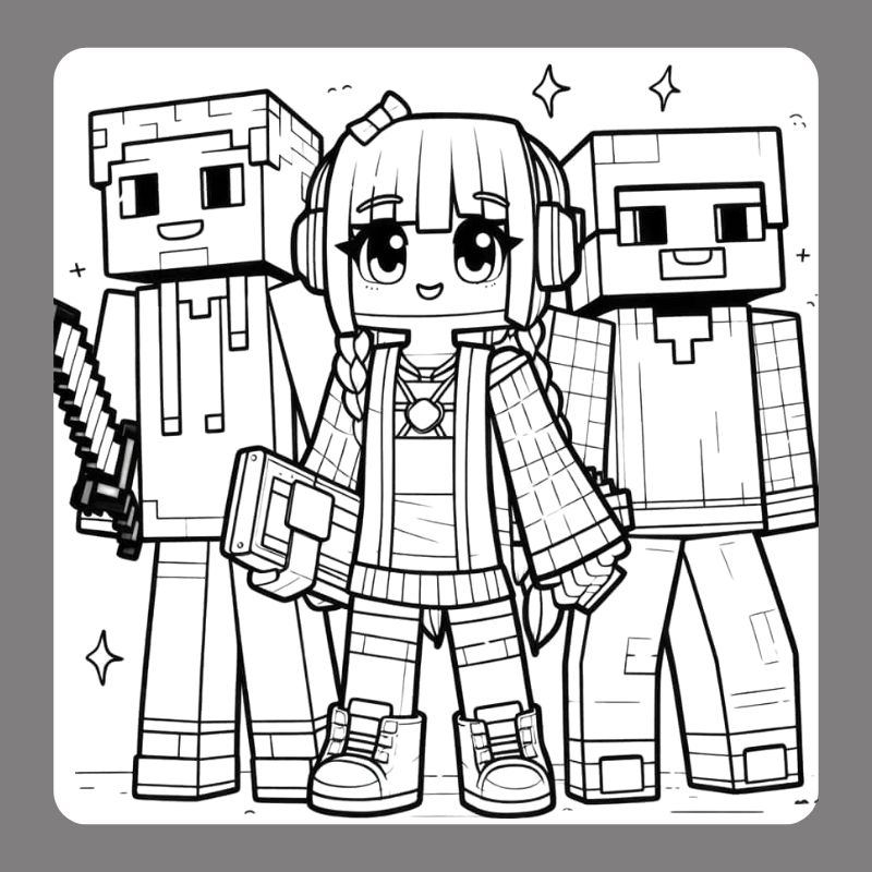 tô màu minecraft (11)