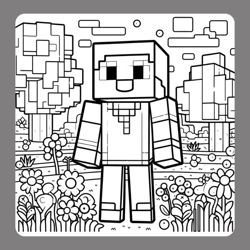 tô màu minecraft (12)