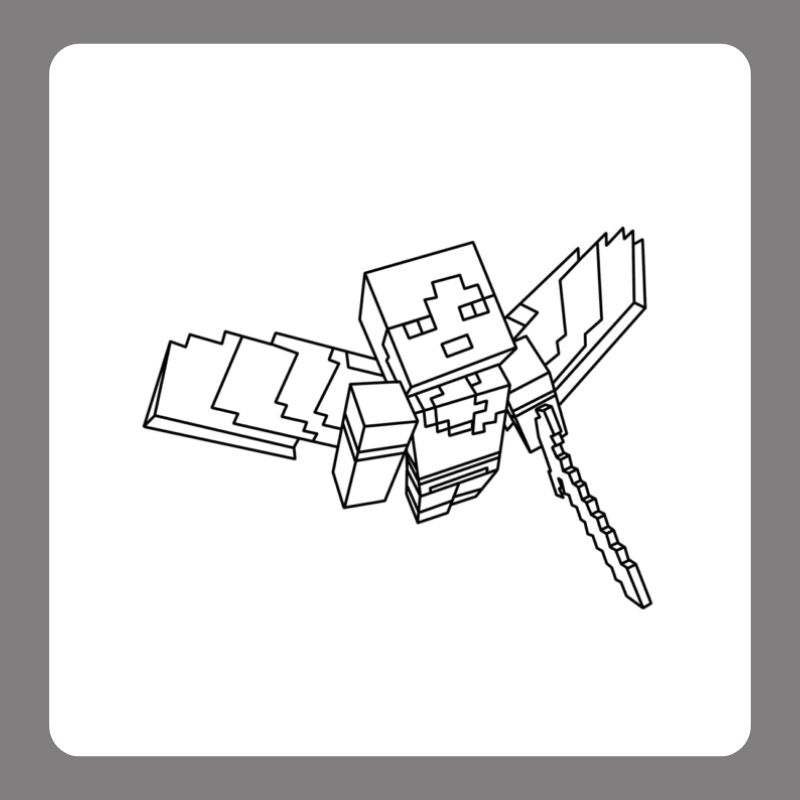 tô màu minecraft (14)