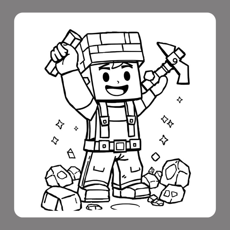 tô màu minecraft (19)