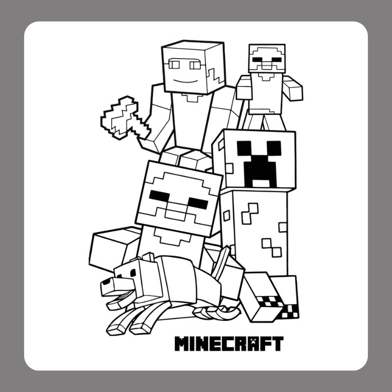 tô màu minecraft (2)