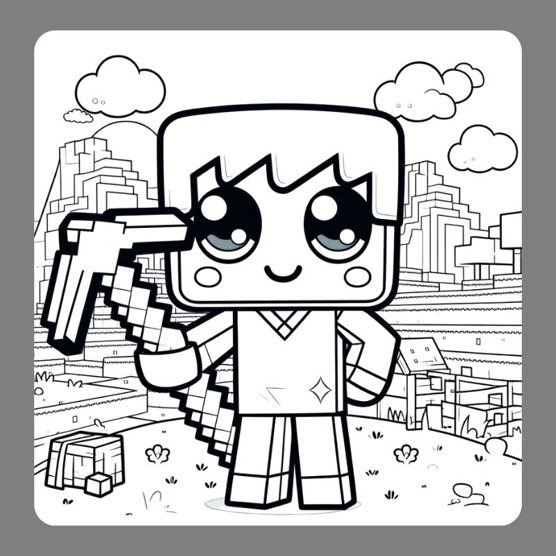 tô màu minecraft (24)