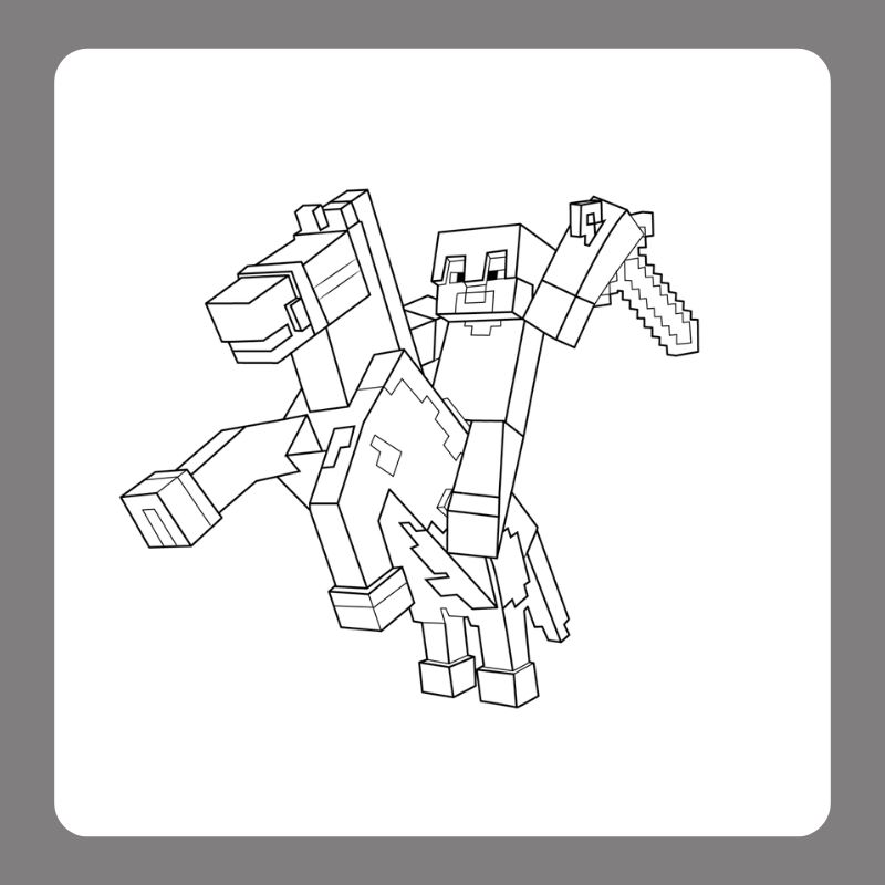 tô màu minecraft (4)