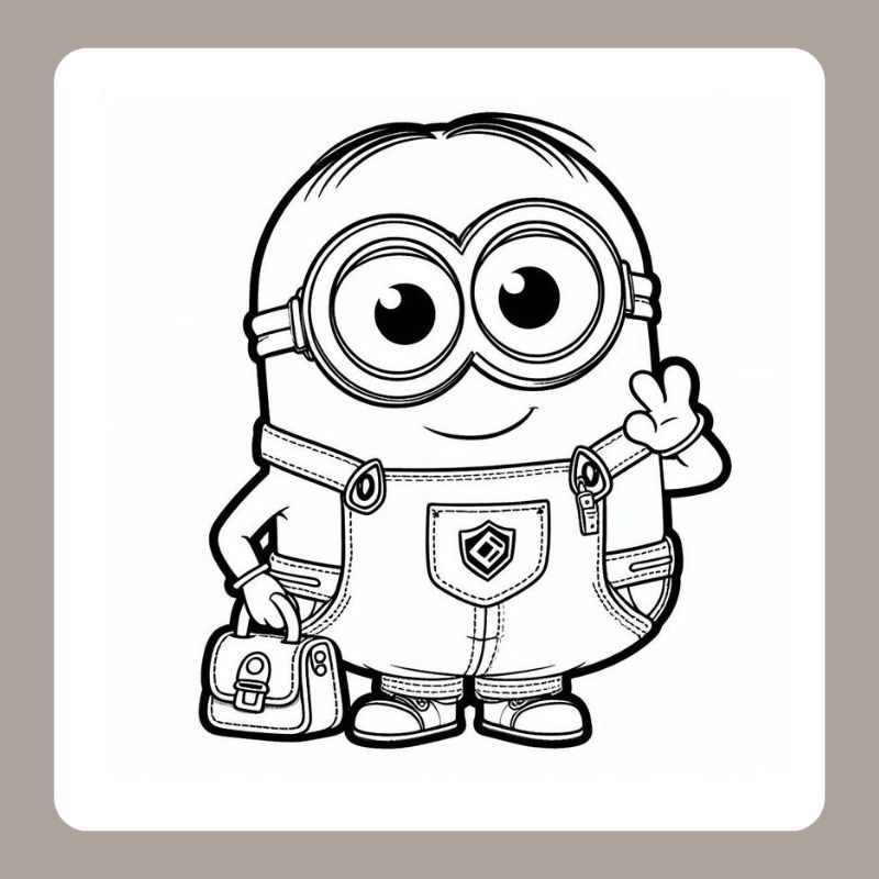 tô màu minion 11