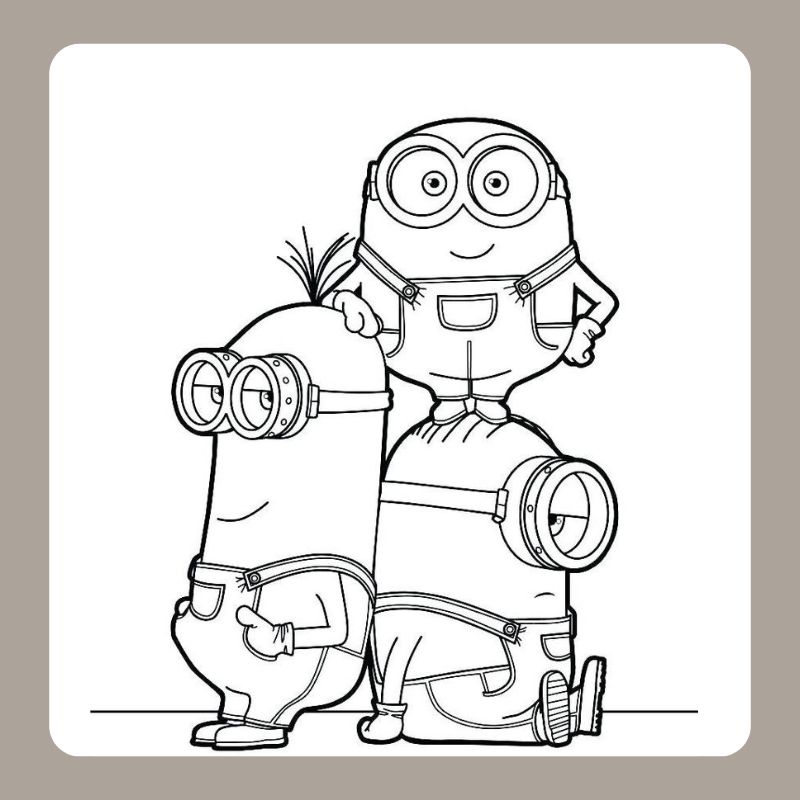 tô màu minion 2