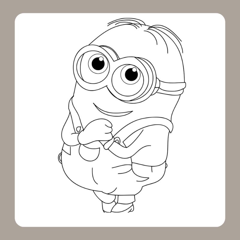 tô màu minion 8