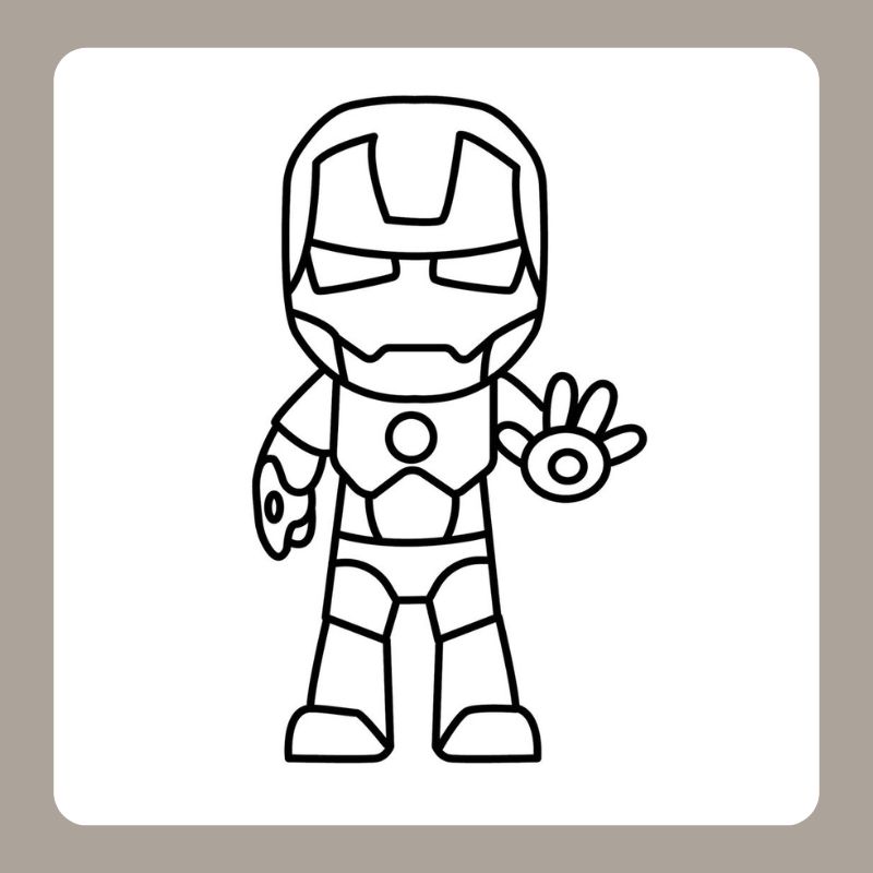 tô màu người sắt  18