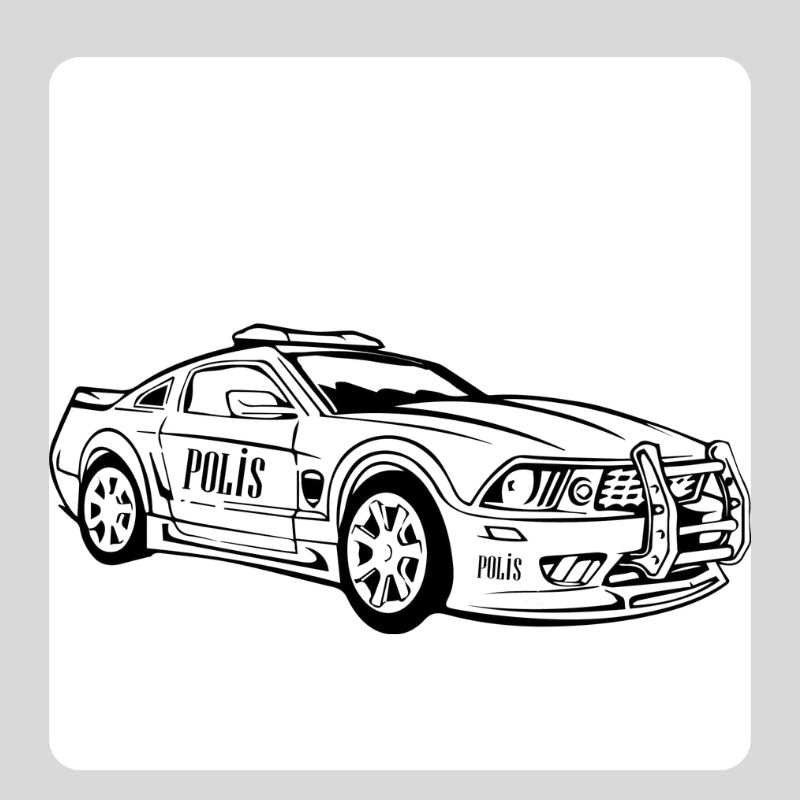 tô màu ô tô cảnh sát (14)