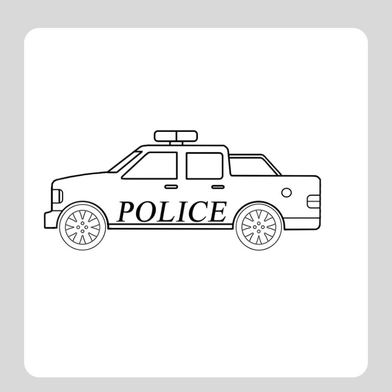 tô màu ô tô cảnh sát (15)