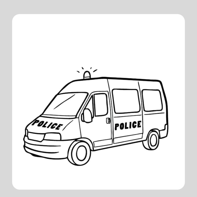 tô màu ô tô cảnh sát (18)
