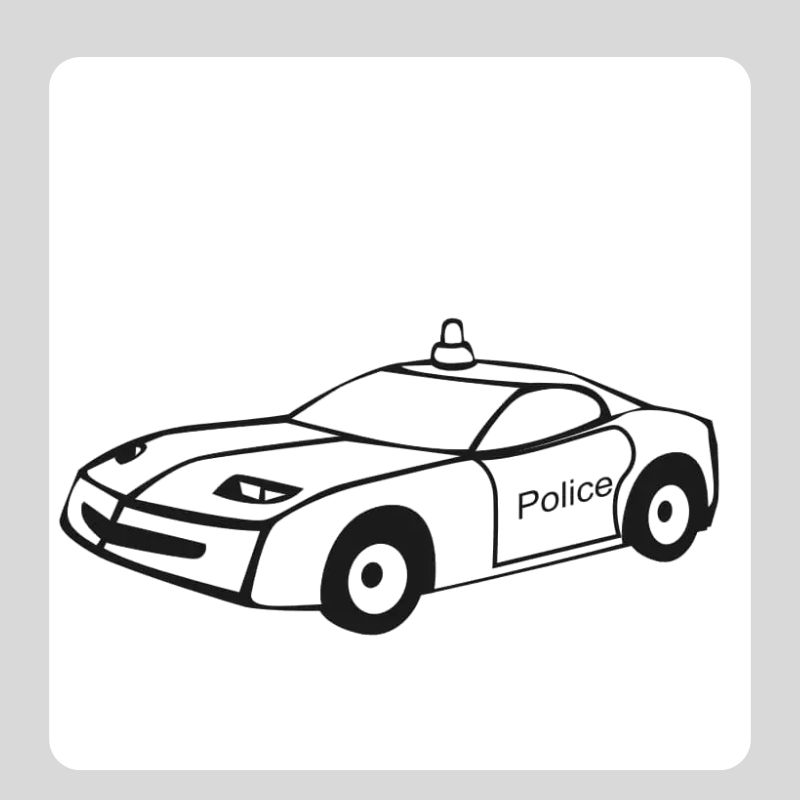tô màu ô tô cảnh sát (20)