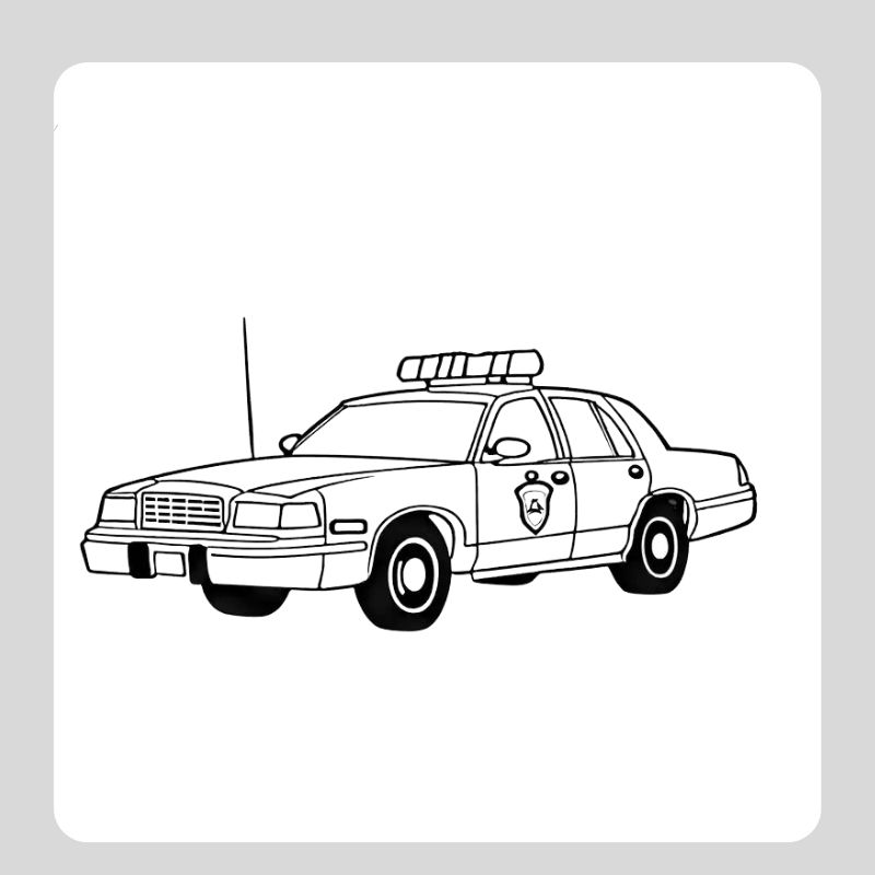 tô màu ô tô cảnh sát (21)