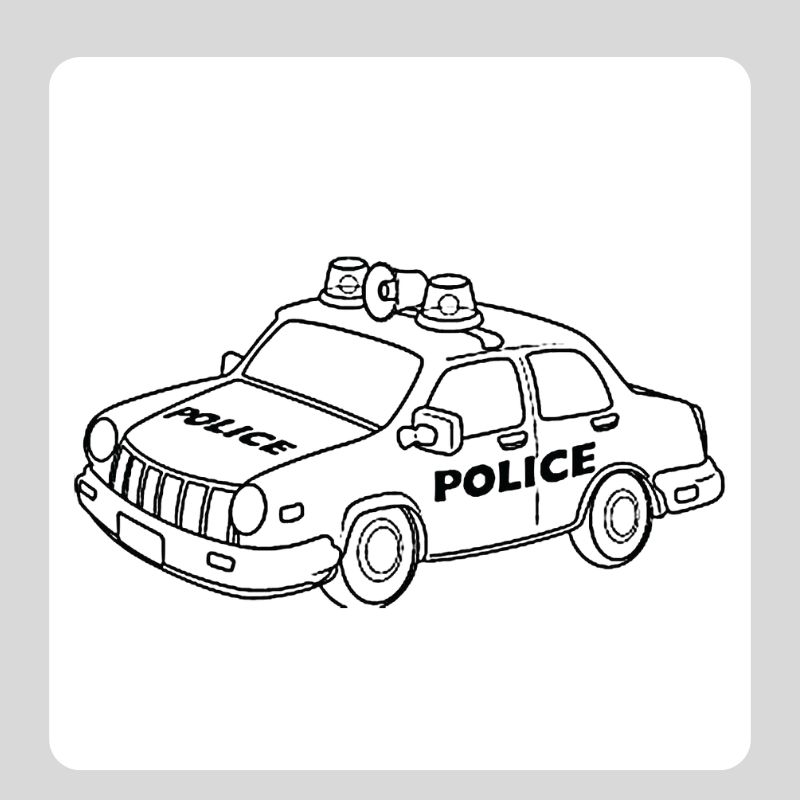 tô màu ô tô cảnh sát (23)