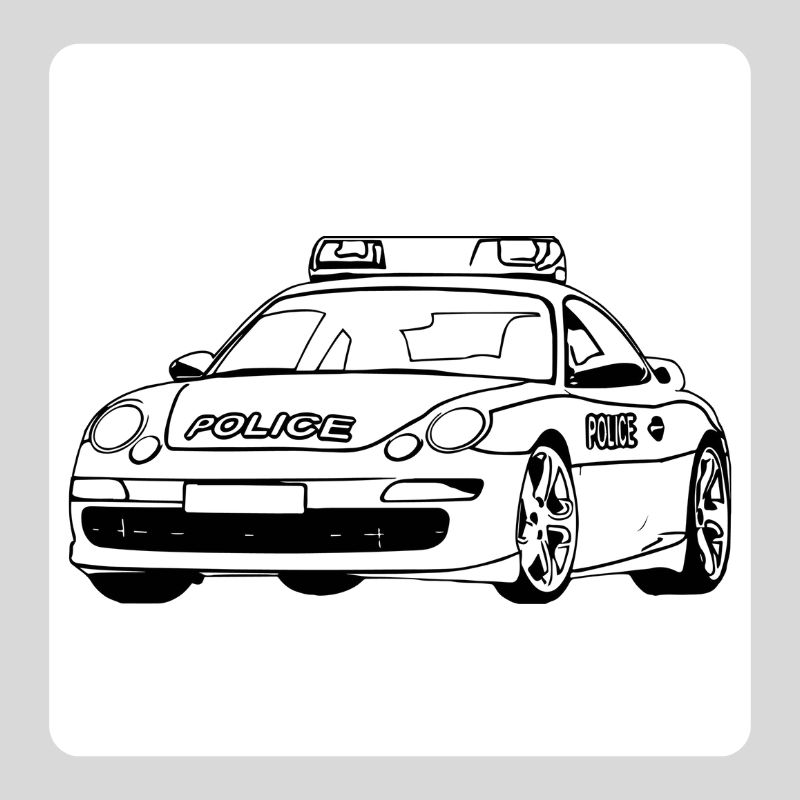 tô màu ô tô cảnh sát (24)