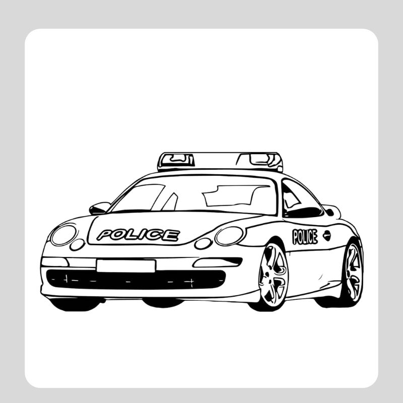tô màu ô tô cảnh sát (6)