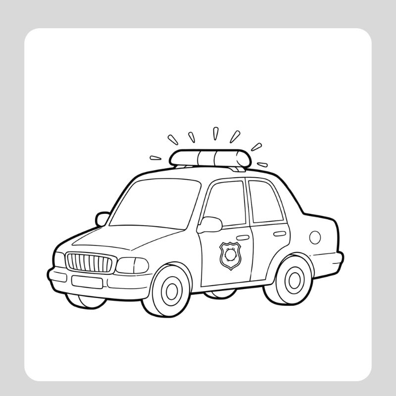 tô màu ô tô cảnh sát (9)