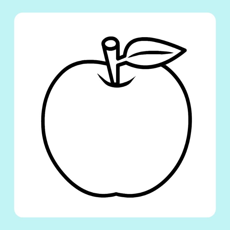 tô màu quả táo (1)