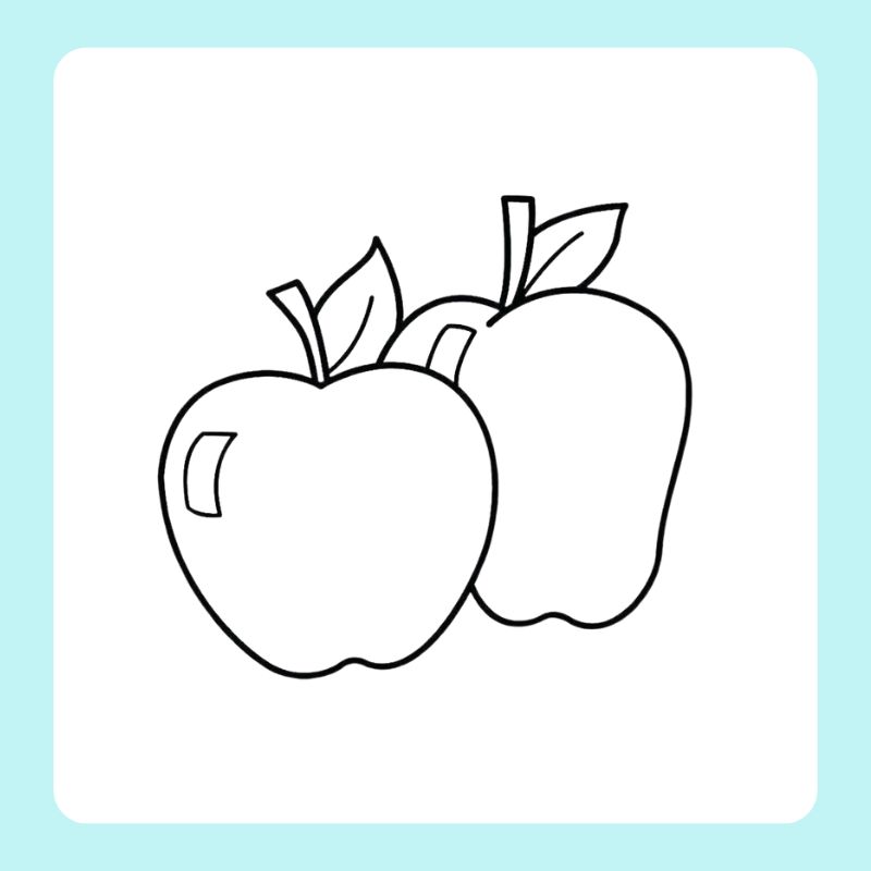 tô màu quả táo (11)