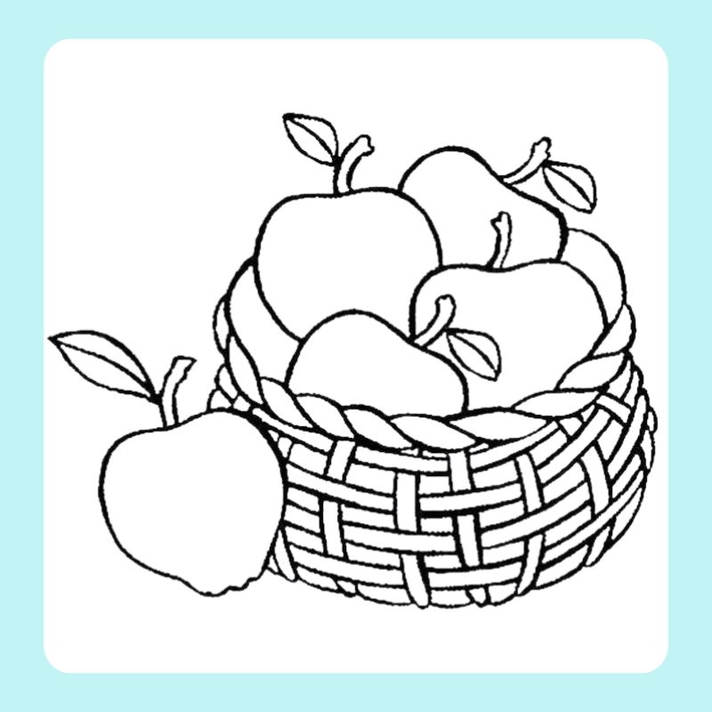 tô màu quả táo (14)