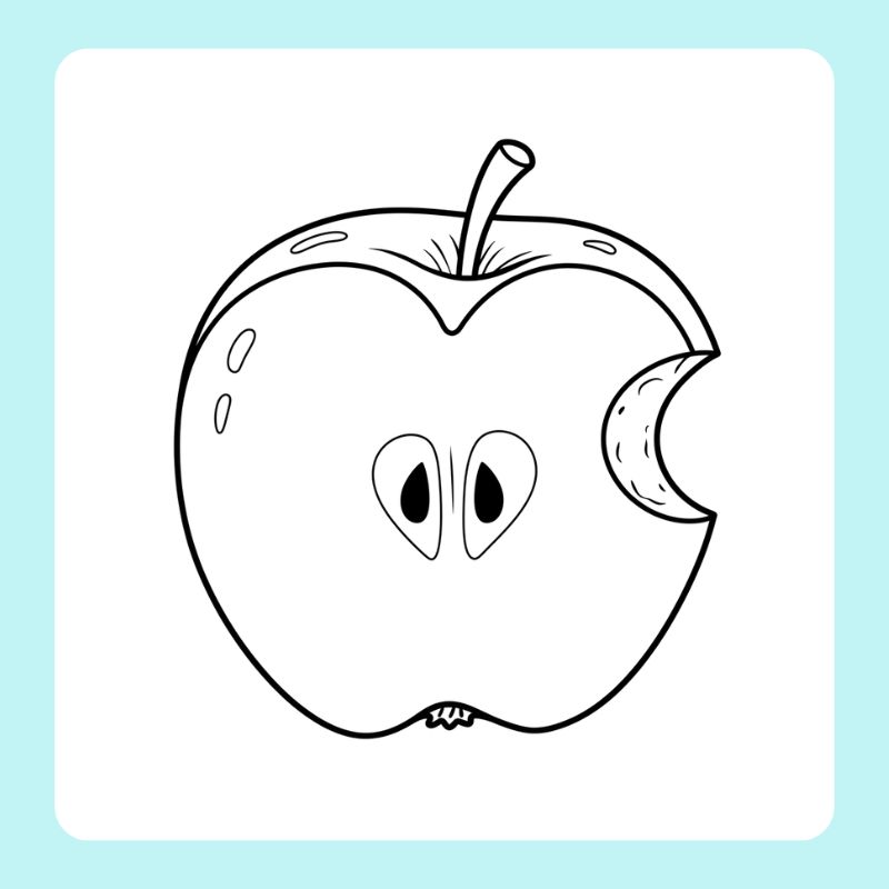 tô màu quả táo (17)