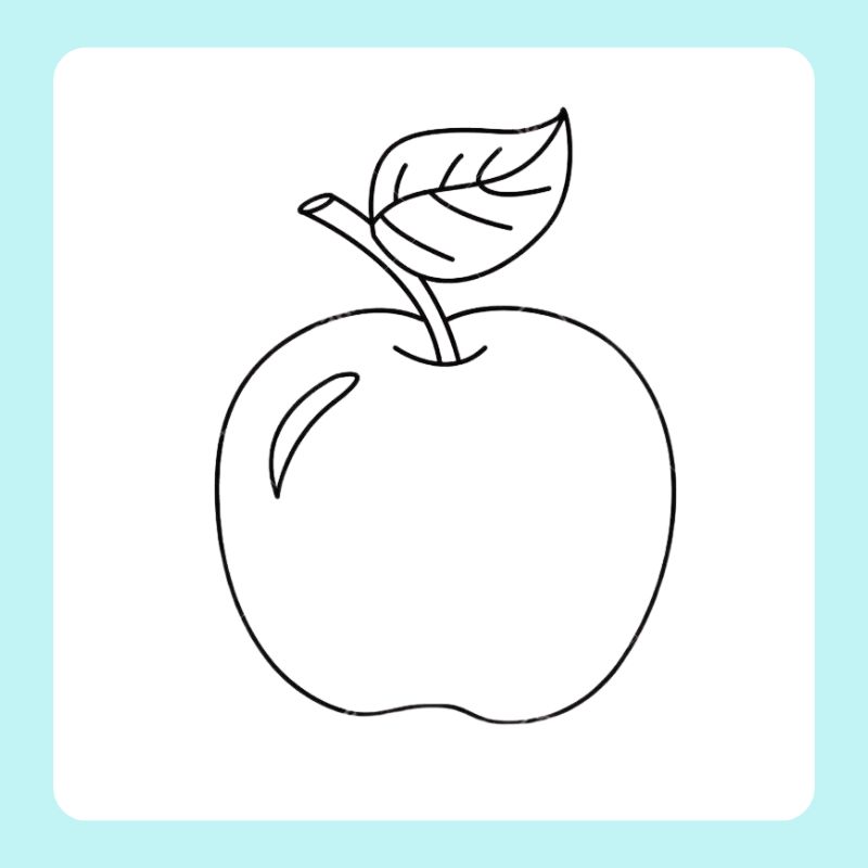 tô màu quả táo (2)