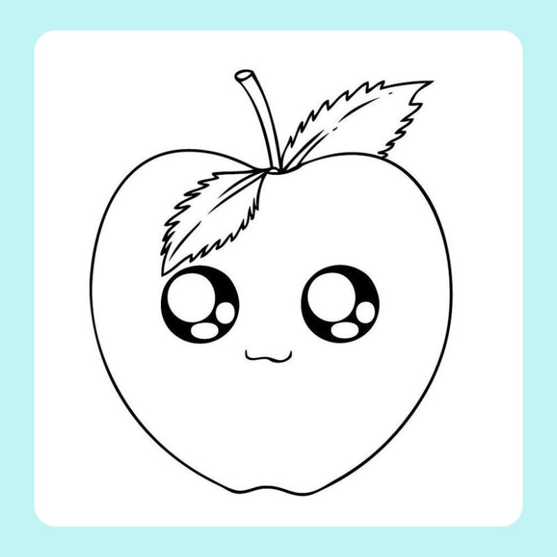 tô màu quả táo (23)