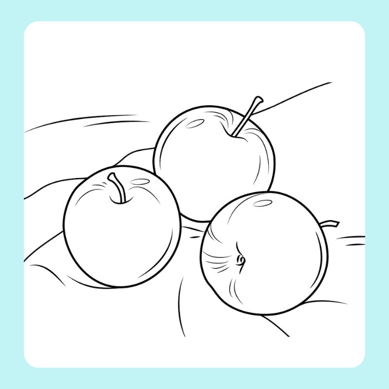 tô màu quả táo (3)