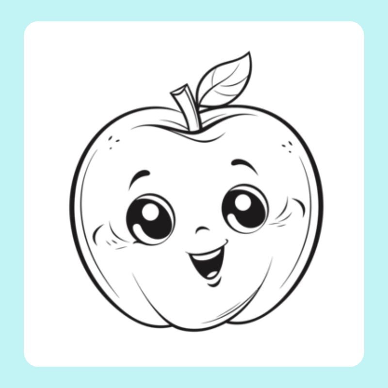 tô màu quả táo (5)