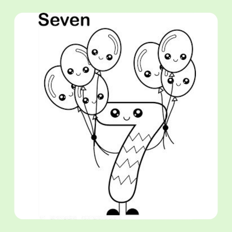 tô màu số 7 10