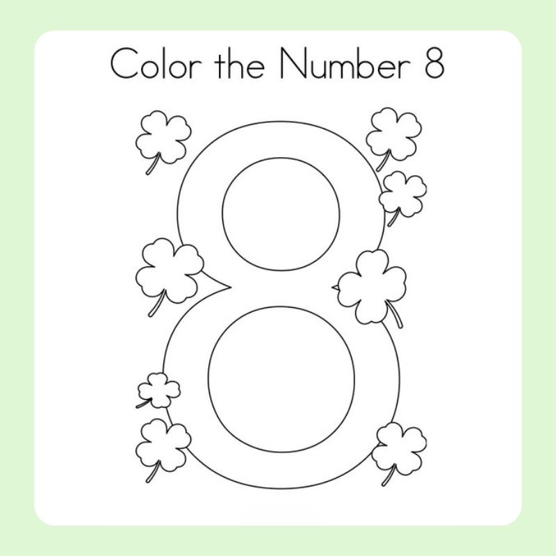 tô màu số 8 23